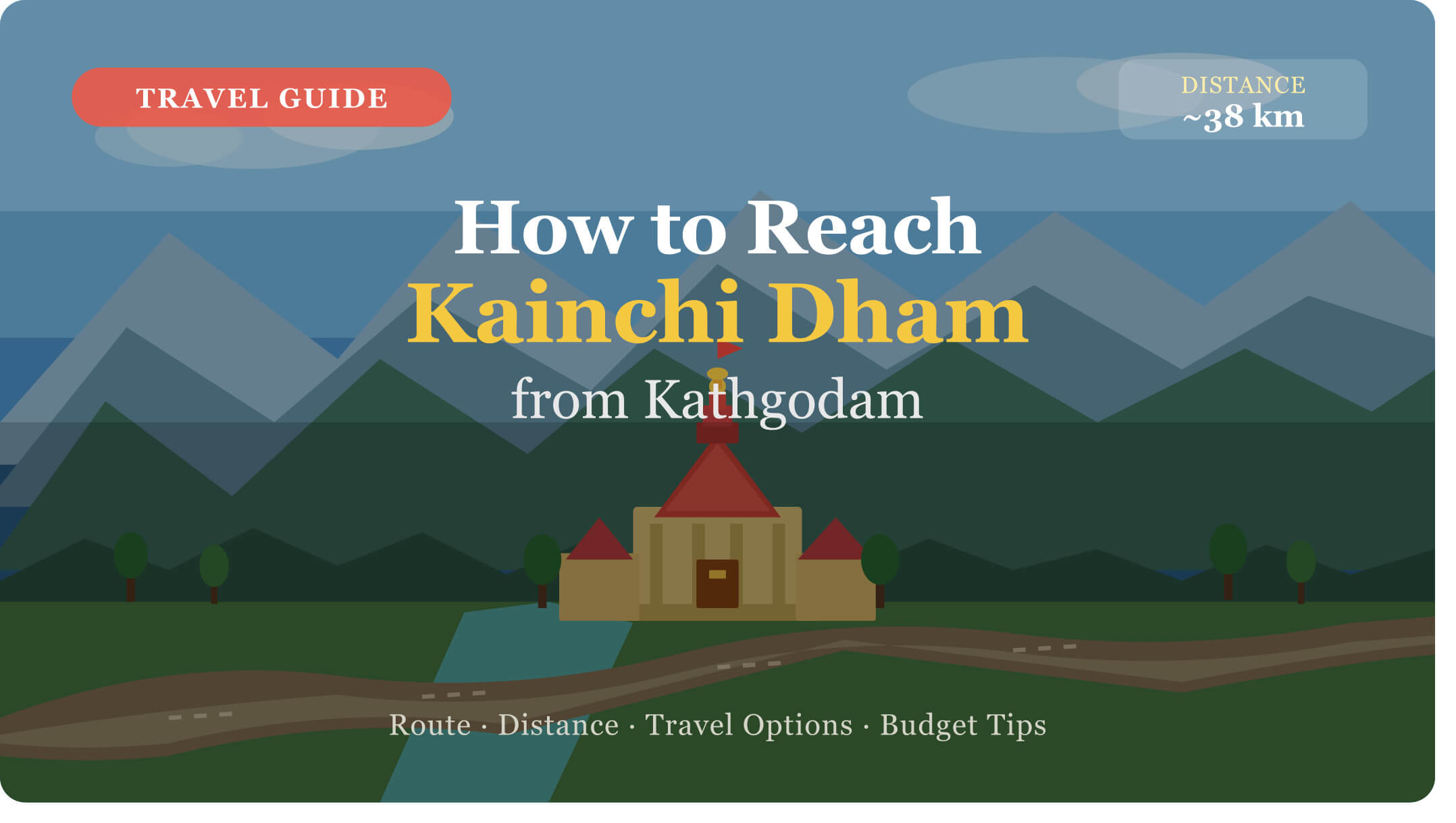 Kainchi Dham from Kathgodam Travel Route